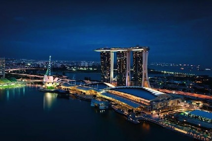 Marina Bay Sands, the Singapore icon, is a Foreign Direct Investment by Sands of Las Vegas